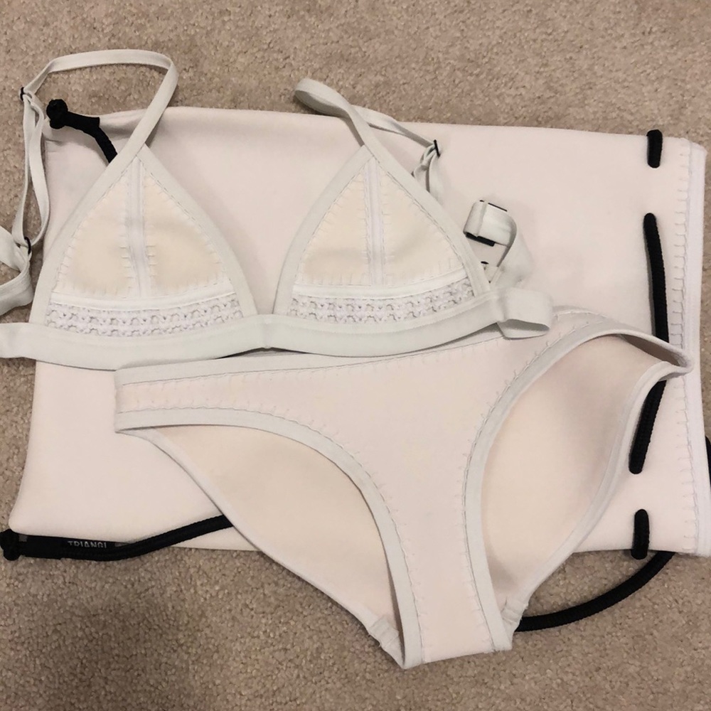 Triangle Swimwear White Coco swimsuit